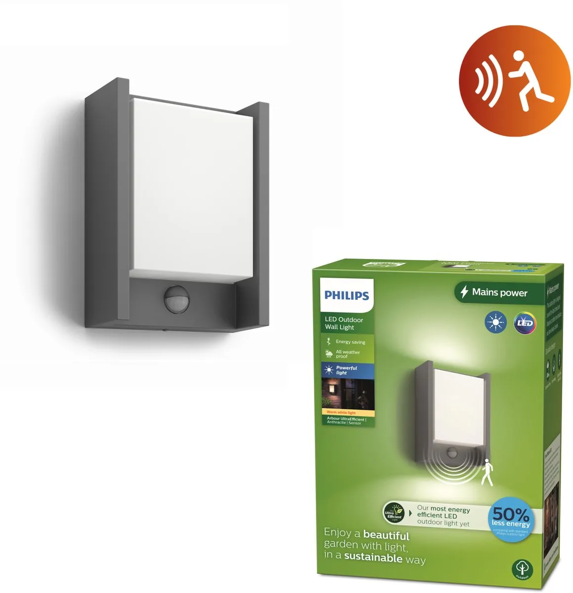 Philips Arbour Wandlamp 3,8W