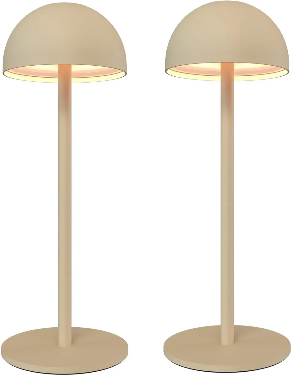 LEDVION Vita Oplaadbare Tafellamp 2x