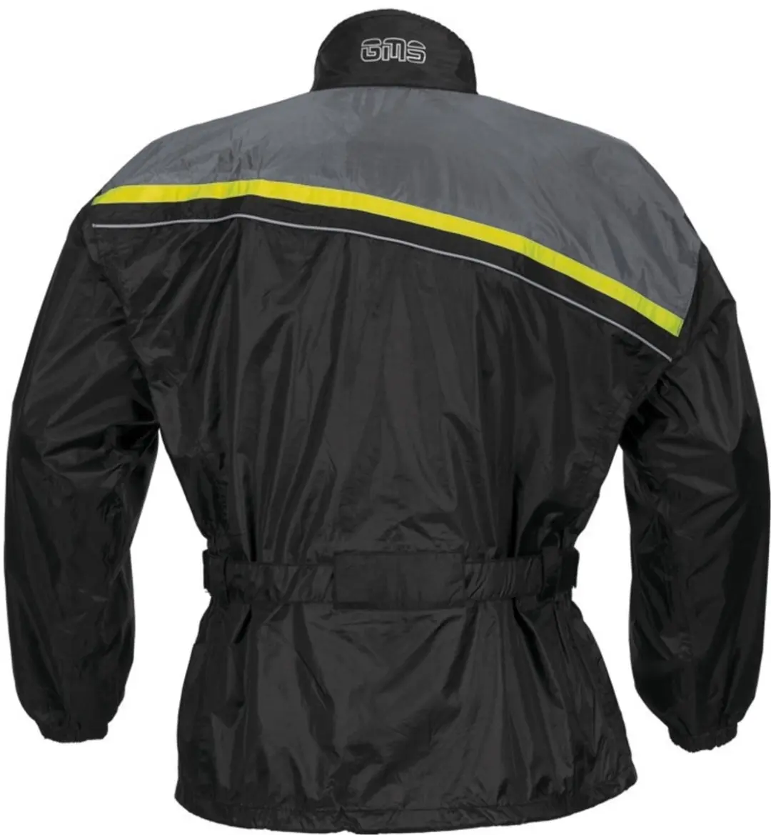 Gms Douglas Black Rainjack - 6XL - afbeelding 2 van 2