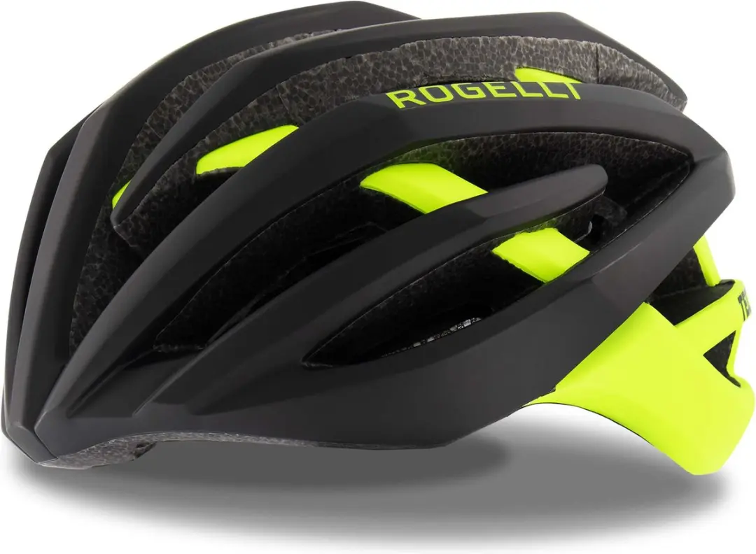 Rogelli Tecta Dames & Heren Fietshelm - 25 Ventilatieopeningen - Zwart/Fluor - afbeelding 4 van 6