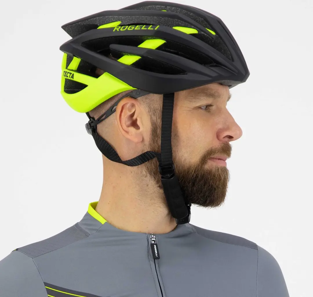 Rogelli Tecta Dames & Heren Fietshelm - 25 Ventilatieopeningen - Zwart/Fluor - afbeelding 5 van 6