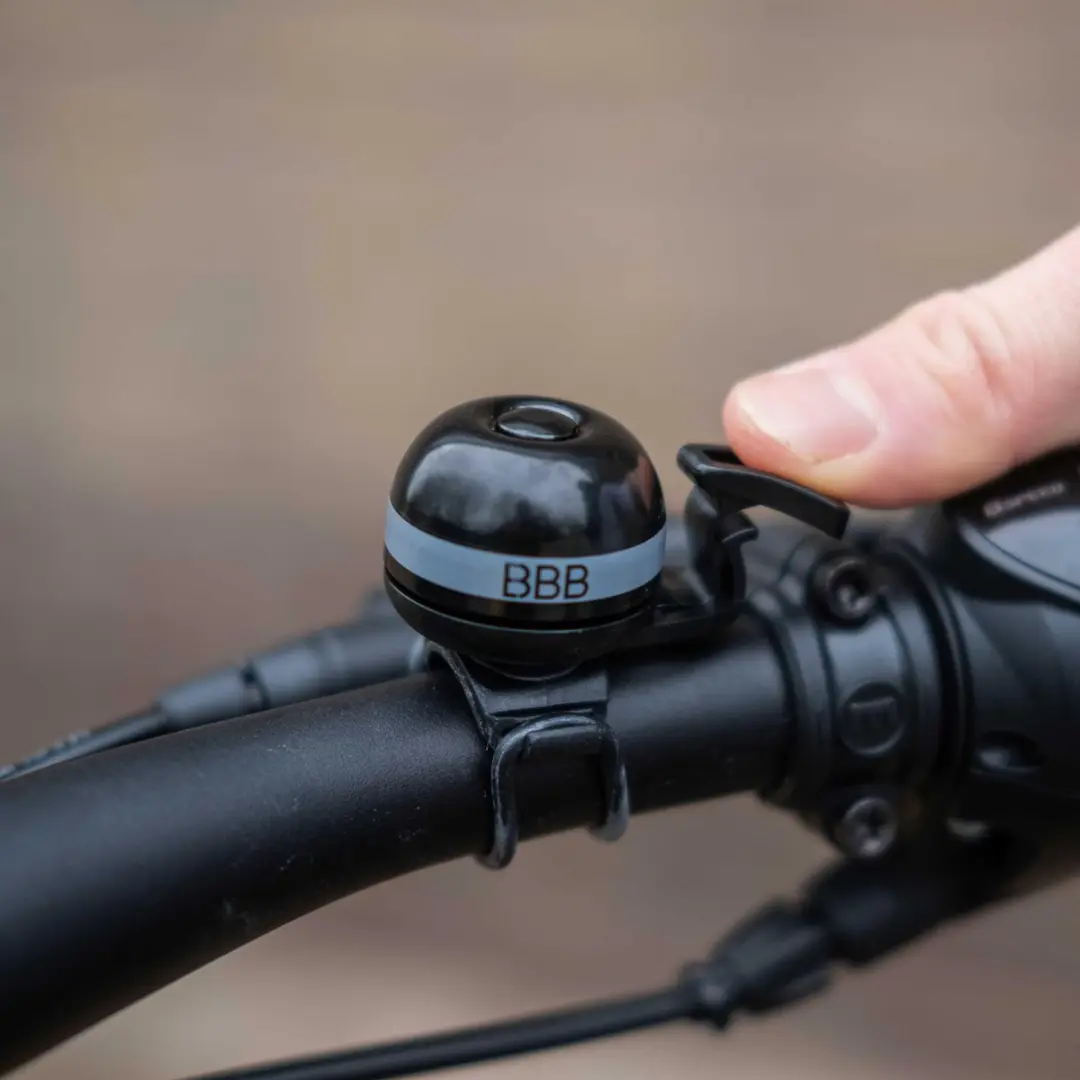 BBB cycling EasyFit Deluxe Fietsbel - Messing - Grijs