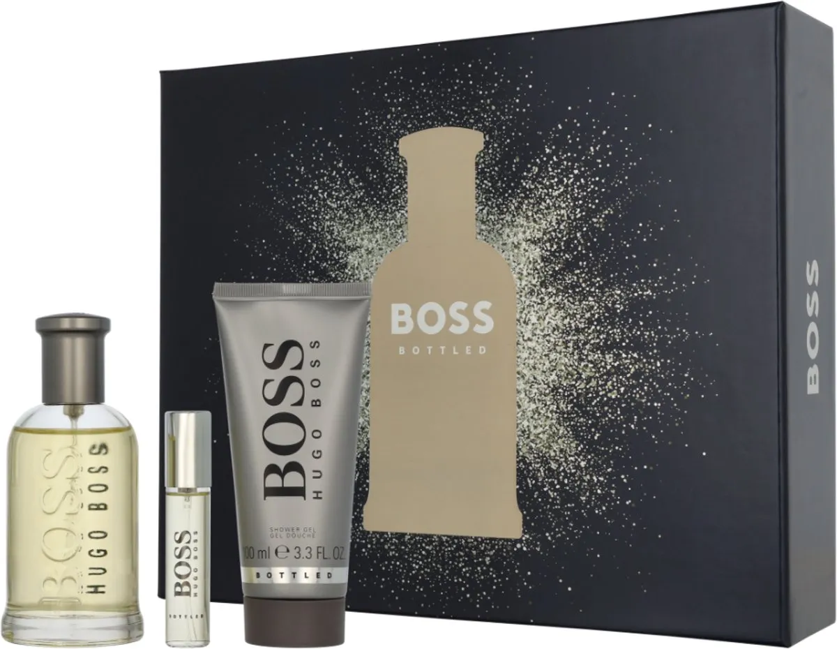 Hugo Boss Bottled No.6 Gift Set - EDT 100ml + Douchgel 100ml + Mini 10ml
