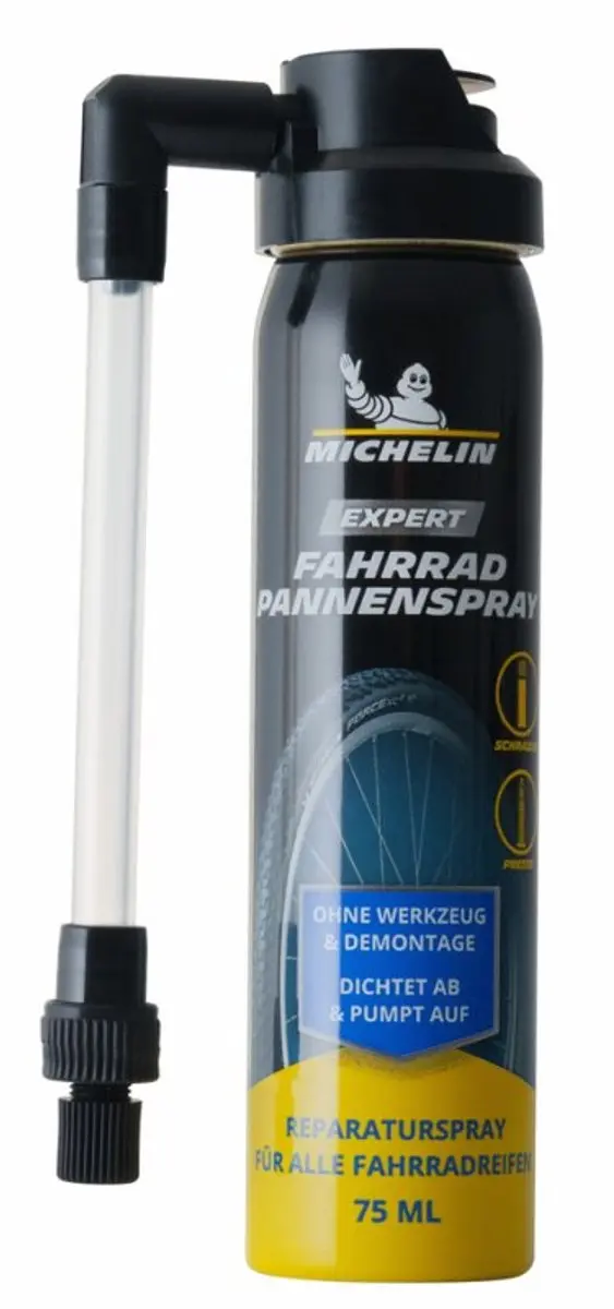 MICHELIN bandenspray Expert, fietsband reparatie, 75 ml