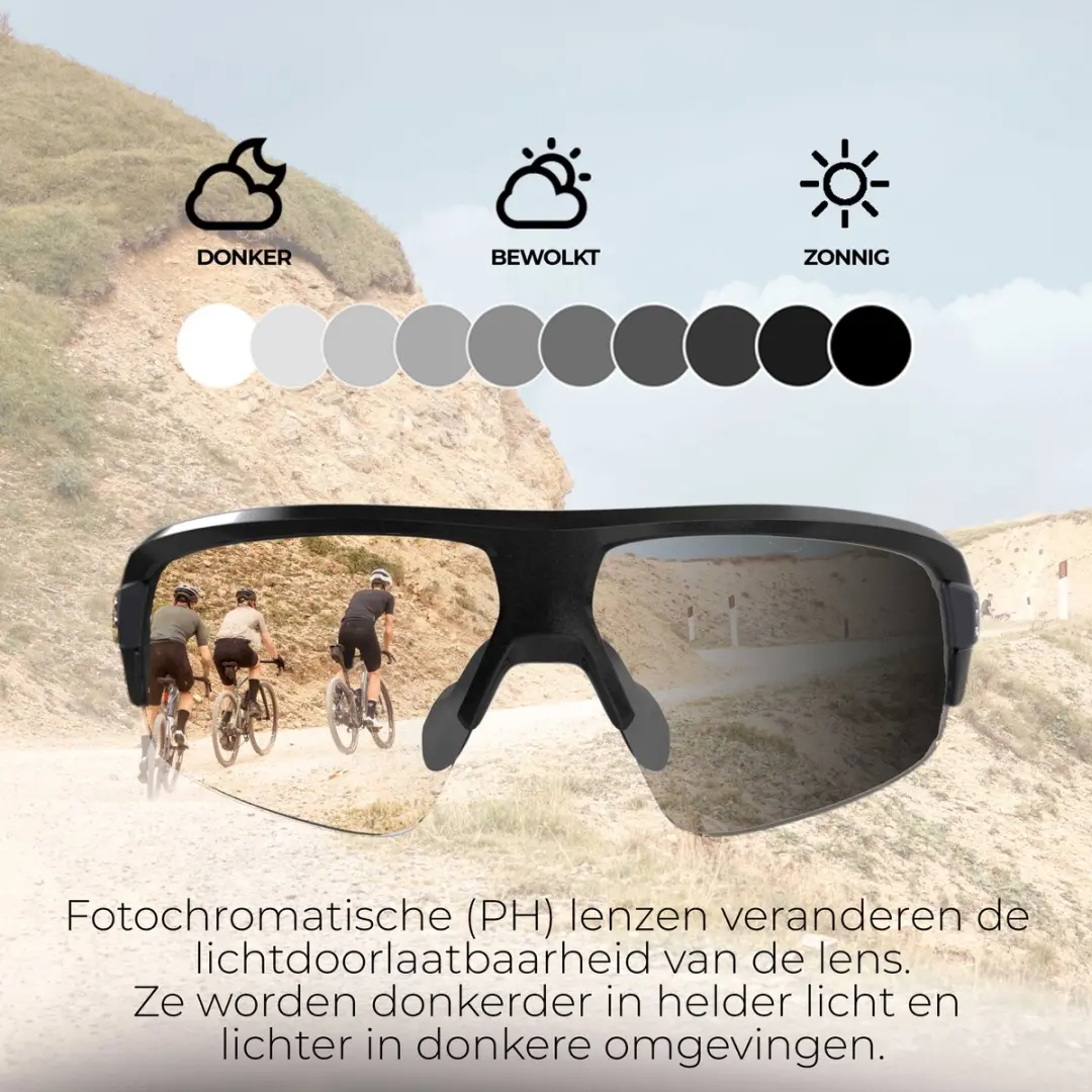 BBB Cycling Fietsbril Impulse Reader PH BSG-64PH - Mat Zwart +2.0