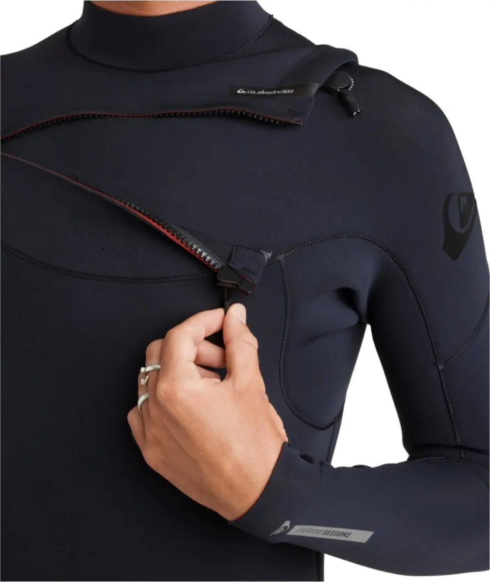 Quiksilver Heren Everyday Sessions 5/4/3mm Borst Wet - Multicolor