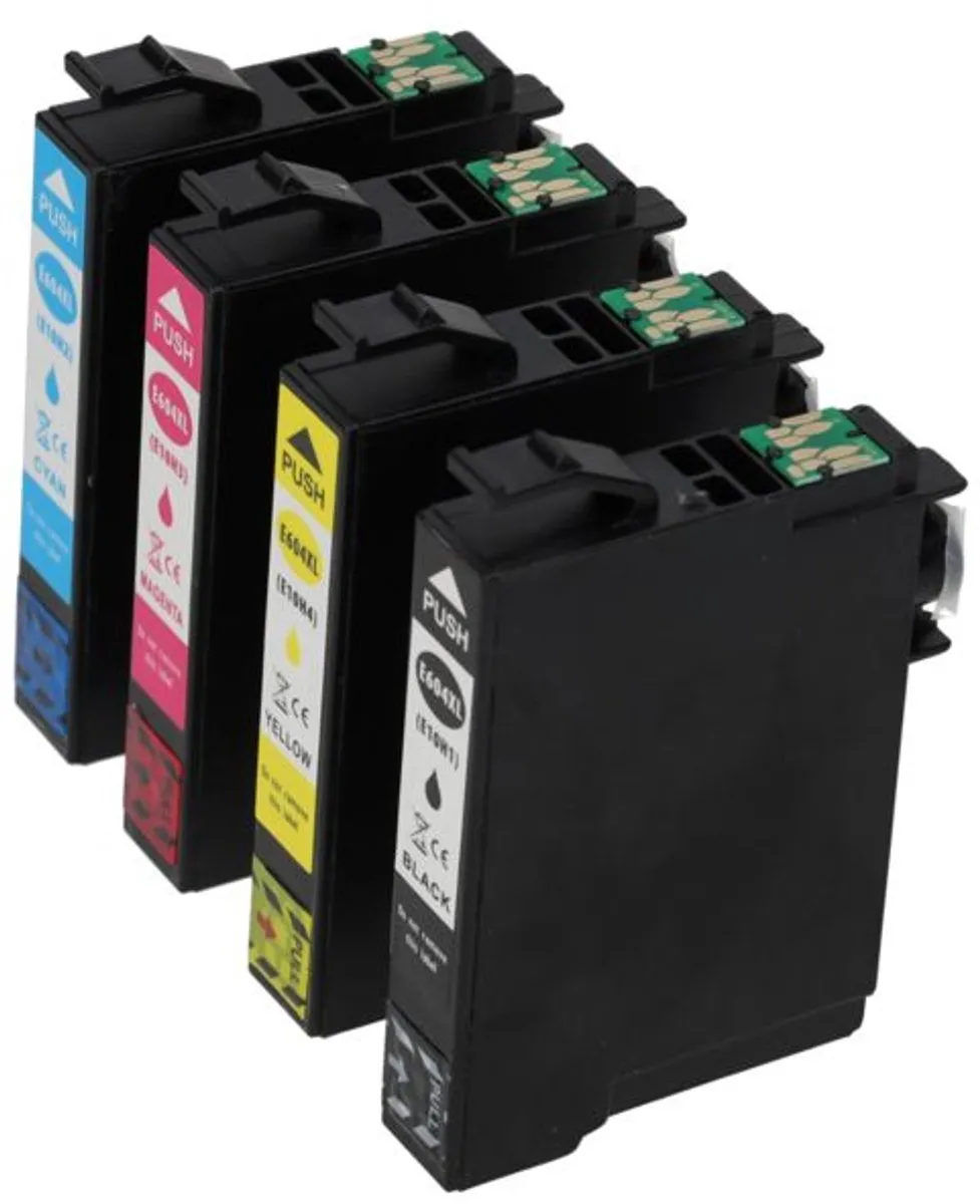 PrintAbout Epson 604XL Hoge Capaciteit Inktcartridge - 4 Stuks