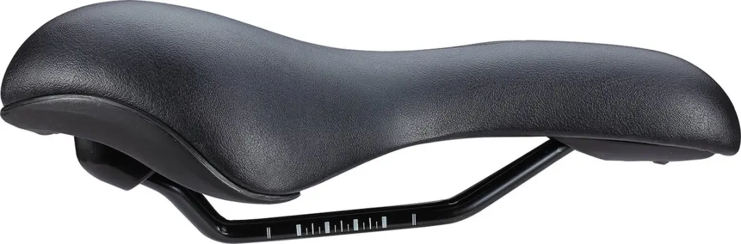 BBB Cycling BaseShape Relaxed Fietszadel BSD-56 - 255x190mm Zwart