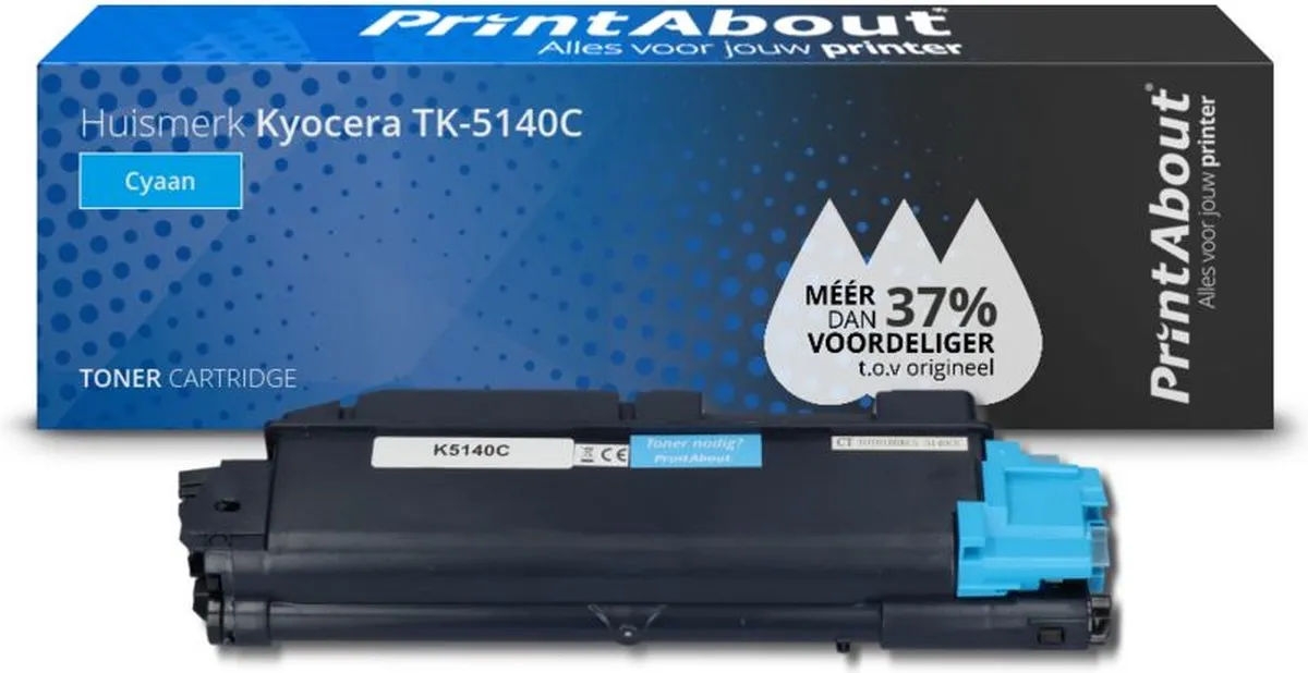 PrintAbout TK-5140C-PA Toner Cyaan