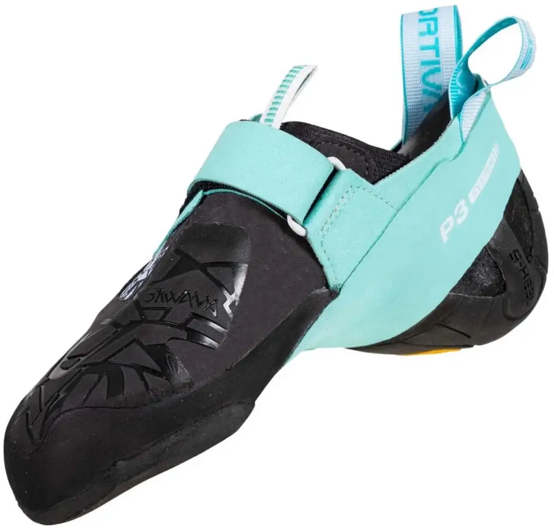 La Sportiva Skwama Vegan Klimschoenen 37 - Carbon/Turquoise
