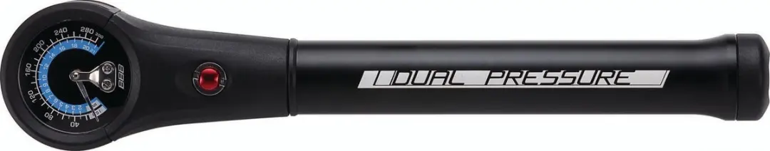 BBB Cycling DualPressure Mini Fietspomp BMP-39 - 21 Bar - Zwart