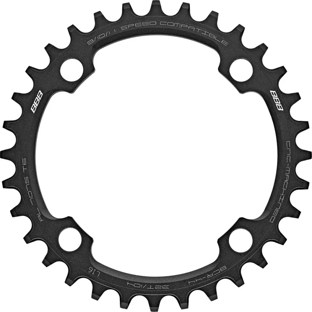 BBB MTBGear narrow wide BCR-44 Kettingblad, anthracite Uitvoering 34T