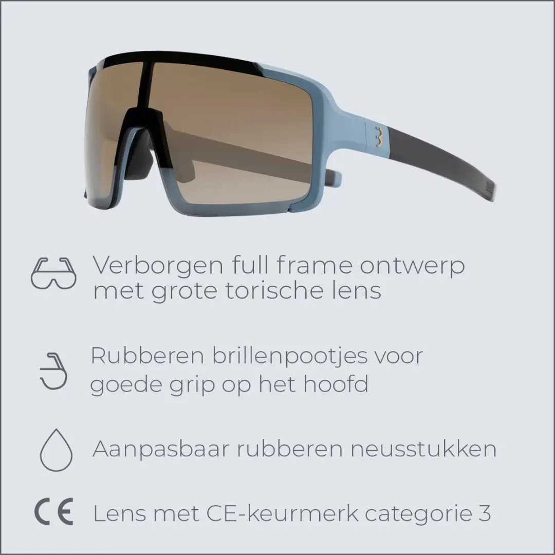 BBB Cycling Chester BSG-69 Fietsbril - Blauw Smoke