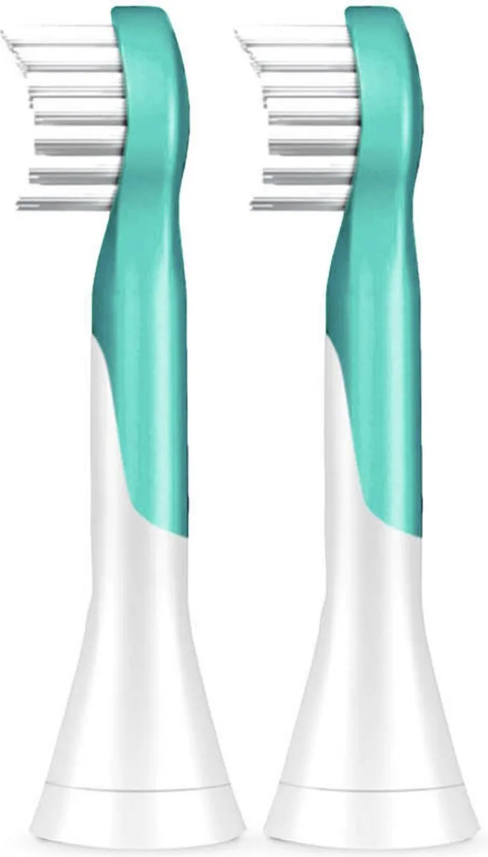 Philips Sonicare For Kids Compact HX6032/33 - Opzetborstel - 2 stuks - Groen