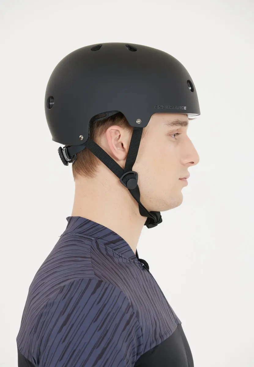 ENDURANCE Mirra Urban Fietshelm - 10 Ventilatieopeningen - S - Zwart