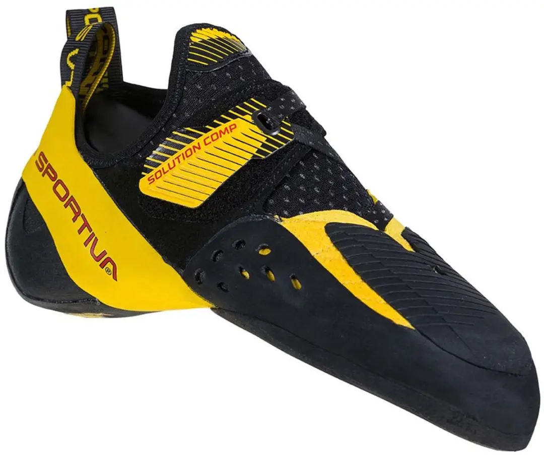 La Sportiva Solution Comp Klimschoenen 45 - Zwart/Geel