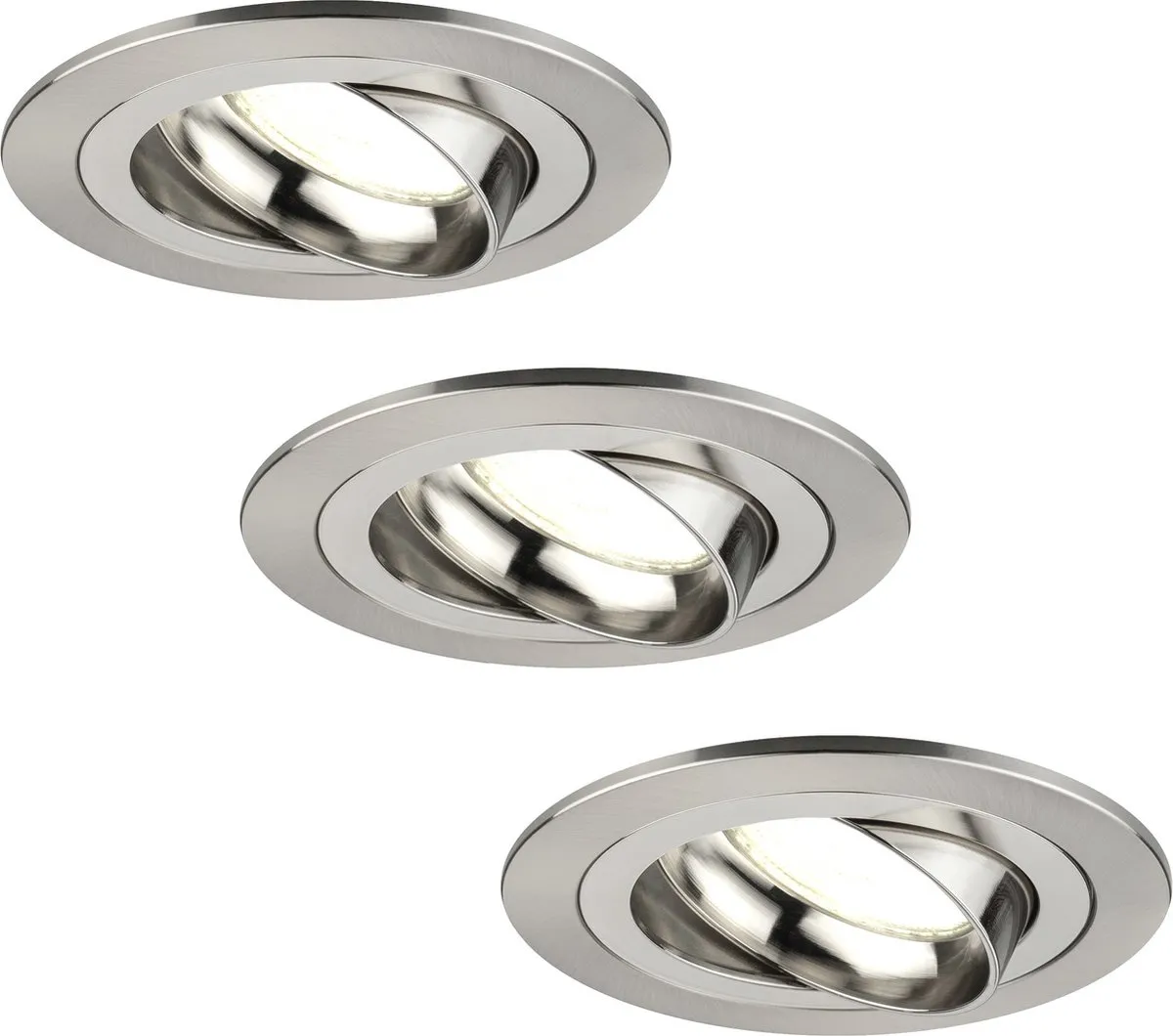LEDVION 3X Tokyo Inbouwspot RVS