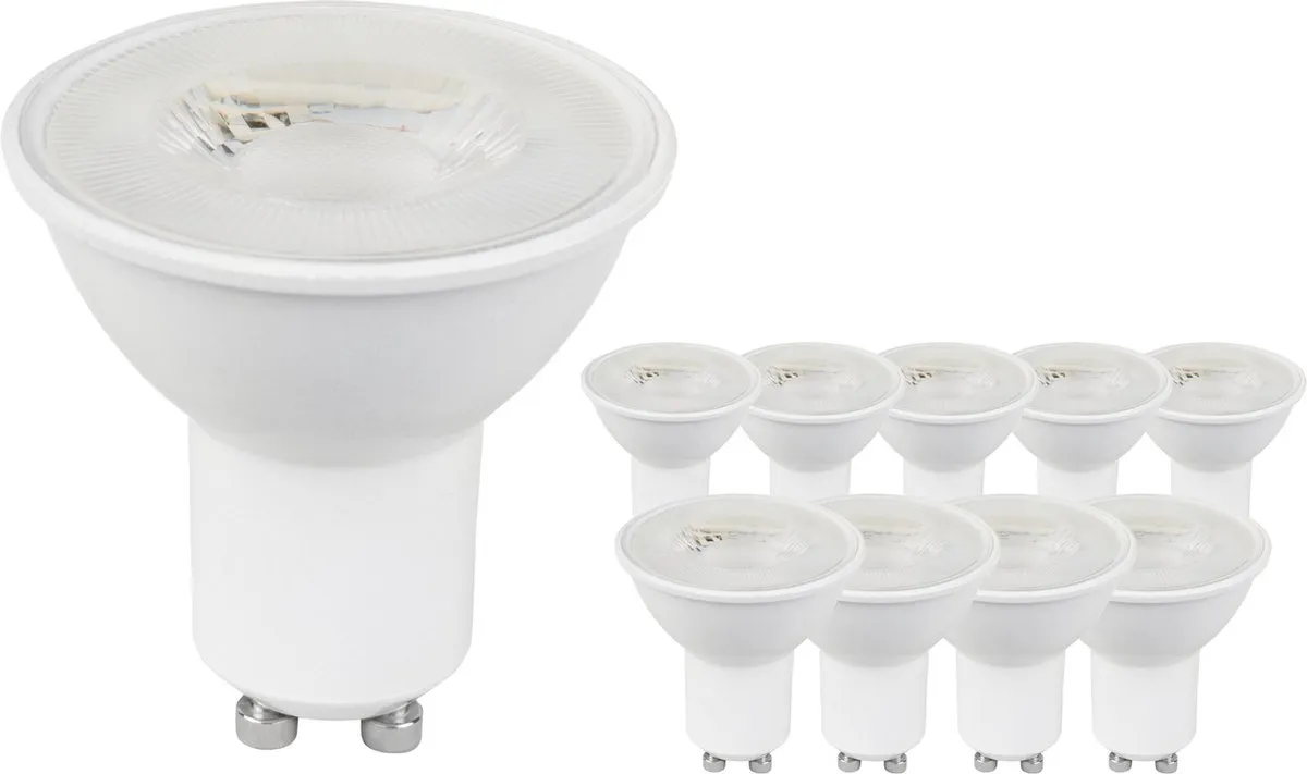 LEDVION 10x GU10 LED Spot 4.5W 2700K
