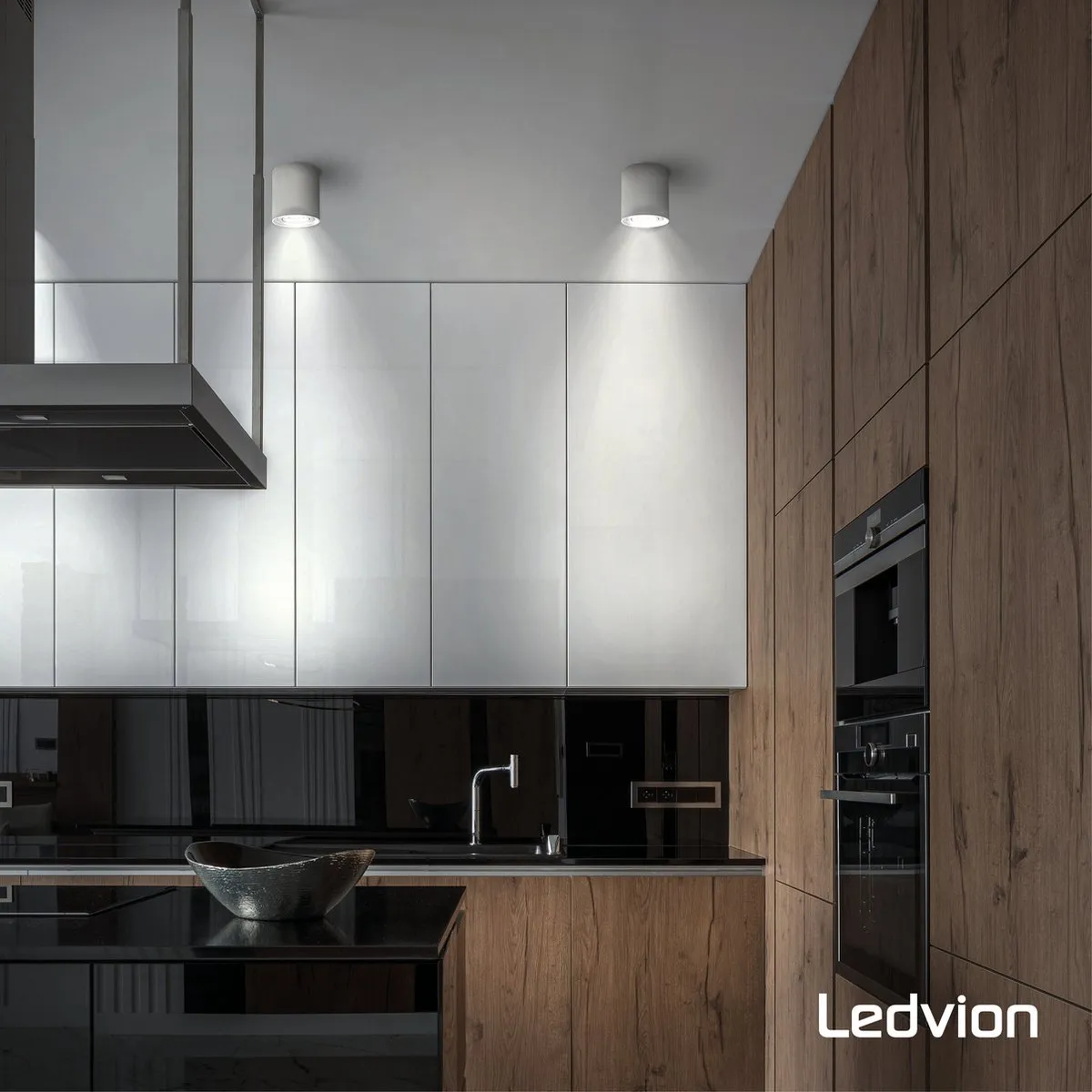 LEDVION 10x GU10 LED Spot 4.5W 2700K - 345L