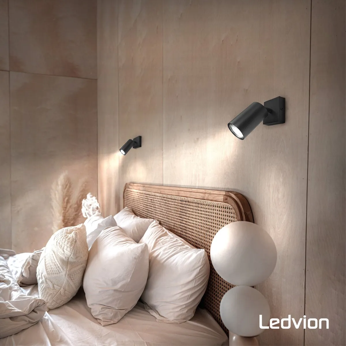 LEDVION 10x GU10 LED Spot 4.5W 2700K - 345L