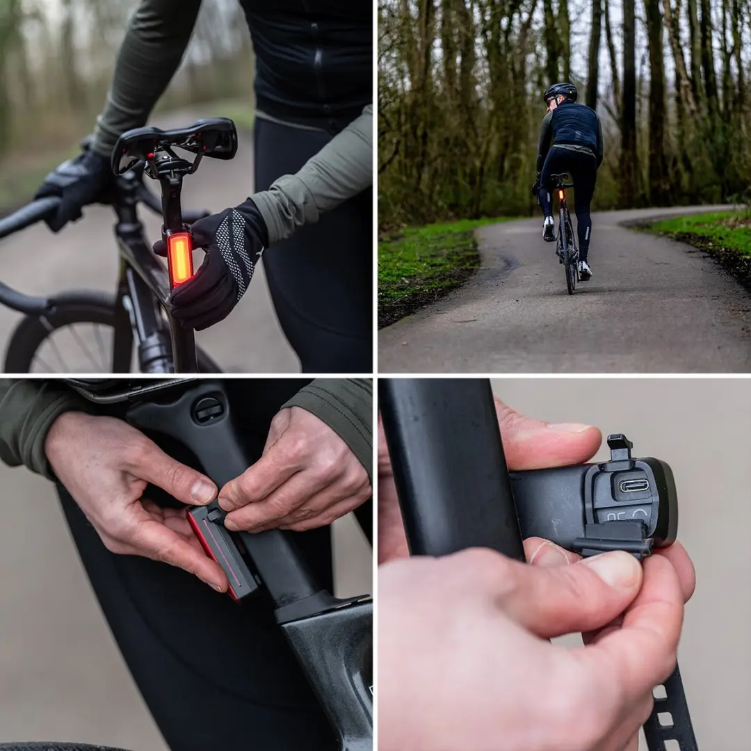 BBB Cycling Signal Pro BLS-168 Achterlicht - 250 Lumen - USB-C - IPX7