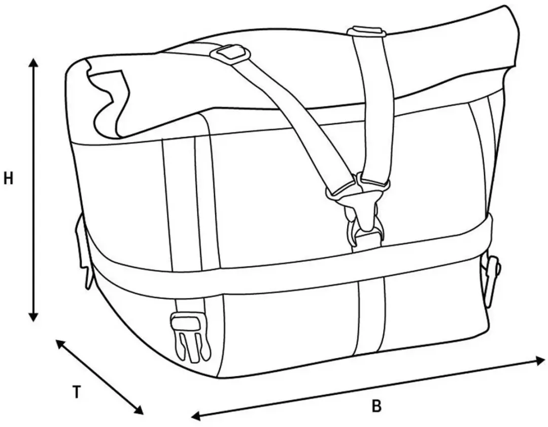 Kappa Moto St103w Stryker 40L Achtertas - Multicolor