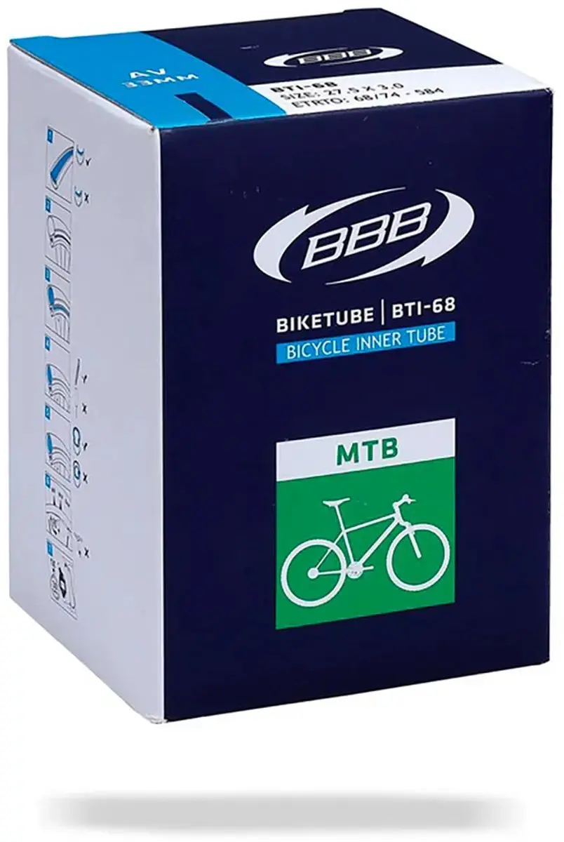 BBB Schrader Binnenband 40mm Transparant