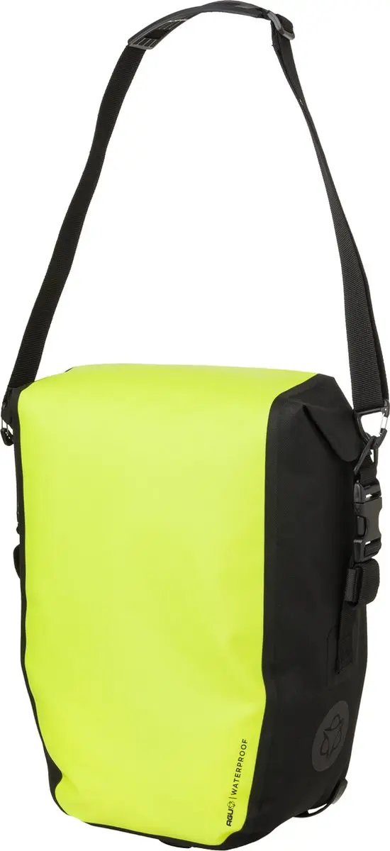 AGU Clean Shelter Fietstas Large Geel - 21L - Waterdicht - afbeelding 4 van 4