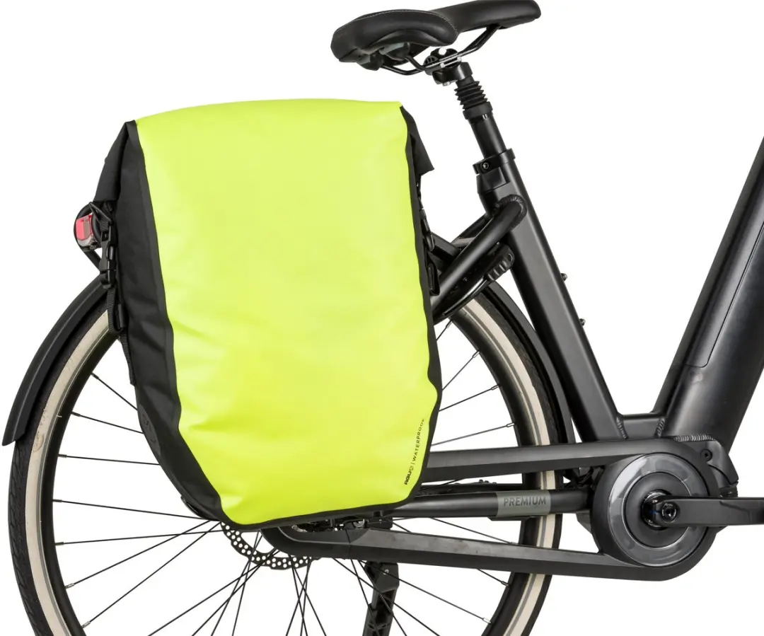 AGU Clean Shelter Fietstas Large Geel - 21L - Waterdicht - afbeelding 2 van 4