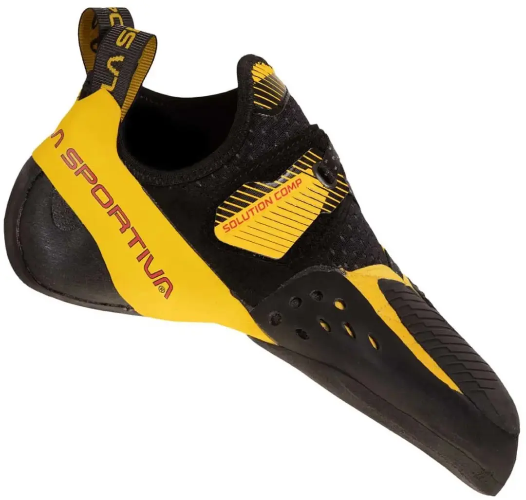 La Sportiva Solution Comp Klimschoenen - 38 - Zwart/Geel