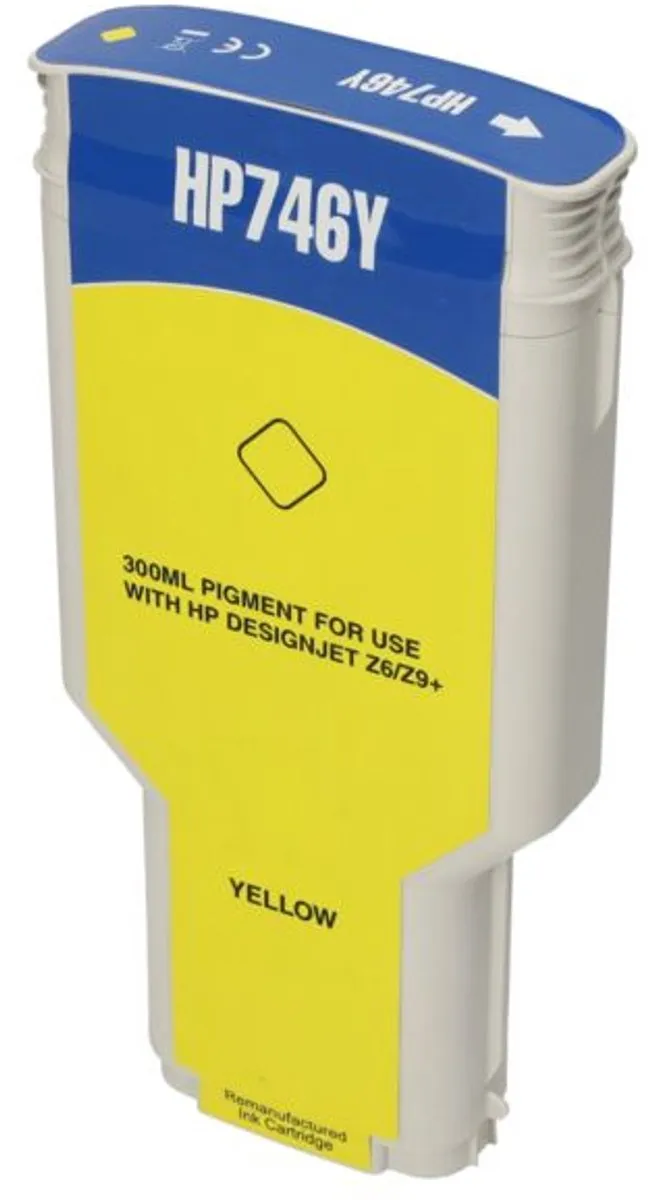 PrintAbout Inktcartridge P2V79A Geel - 300ml - HP