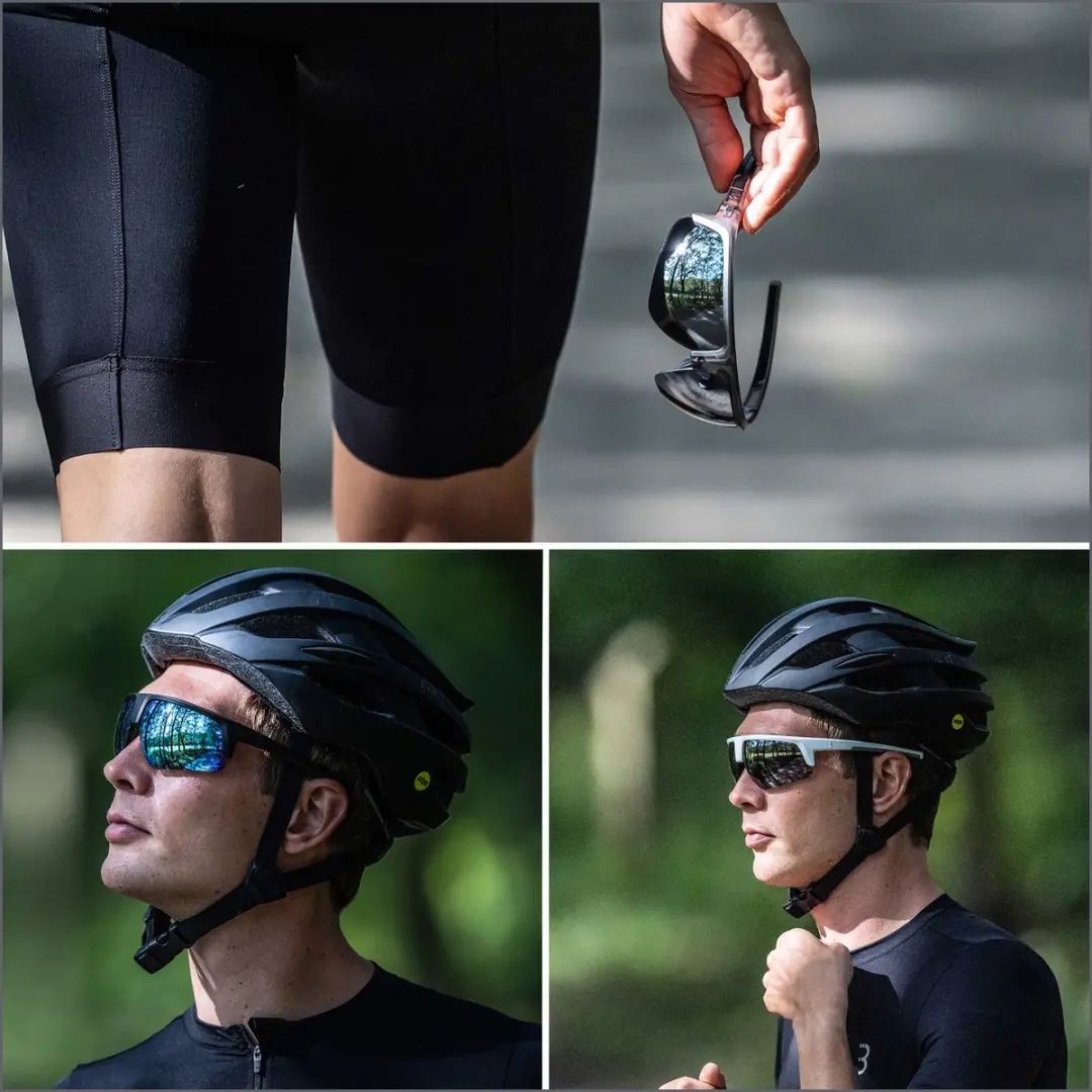BBB Cycling Comet Fietsbril BSG-75 - Mat Wit/Smoke
