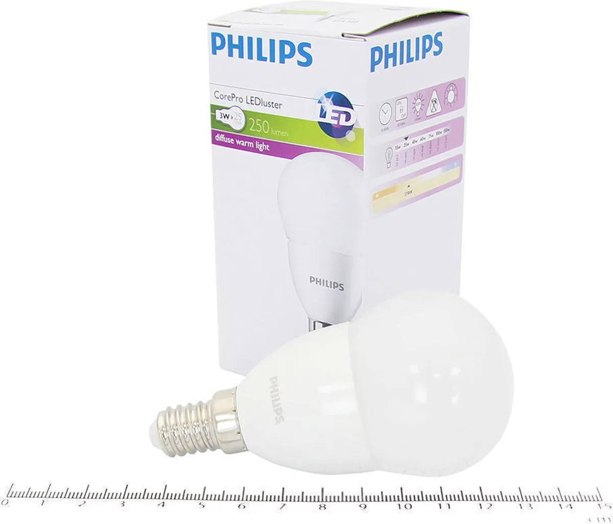 Philips CorePro LED-lamp E39VE - Mat 2700K - afbeelding 6 van 6