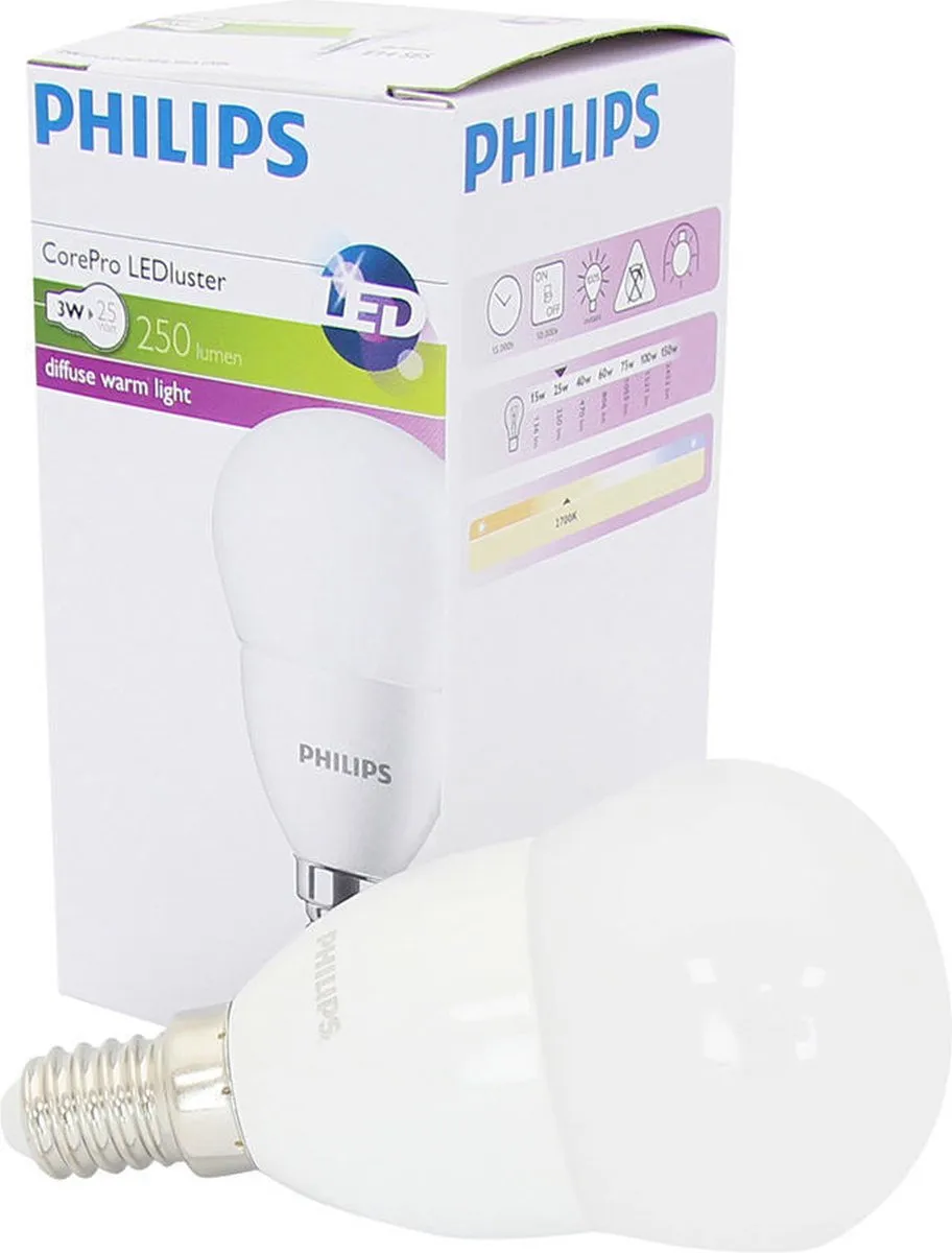 Philips CorePro LED-lamp E39VE - Mat 2700K