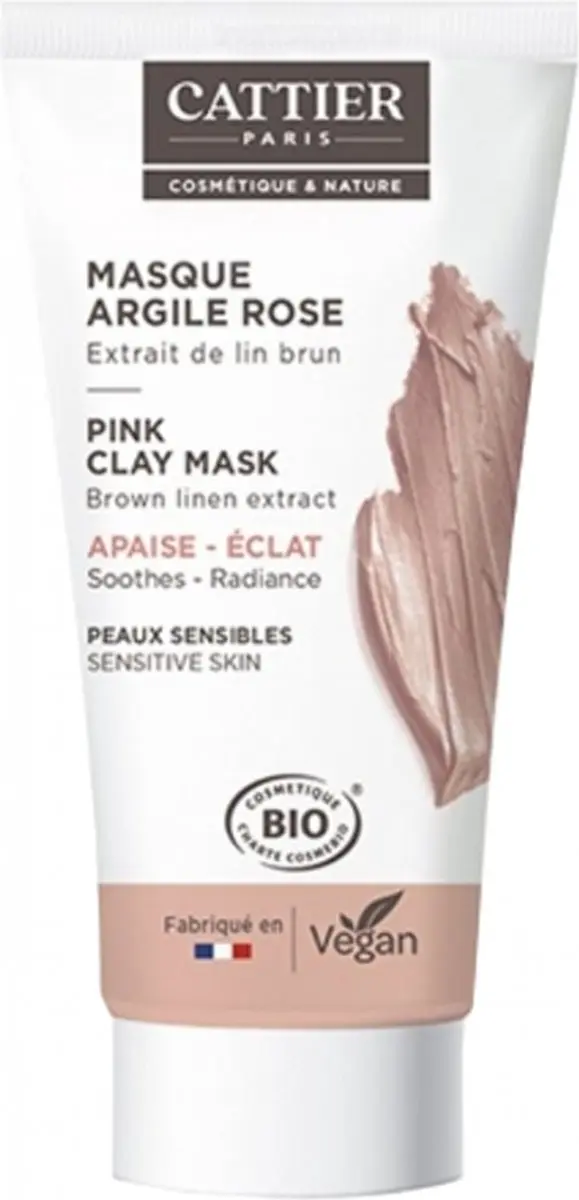Cattier Mini Masker Roze Klei (30 ml)