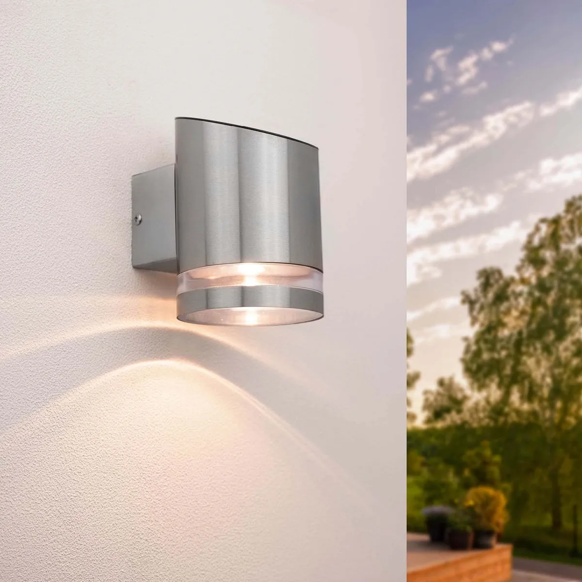 LEDVION Elara Solar LED Wandlamp 2x 0.5W 3000K