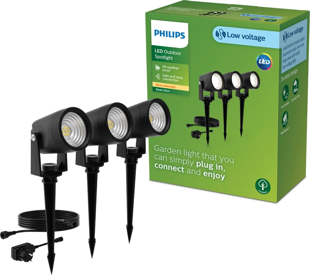 Philips Reuel GardenLink Sokkellamp 24V