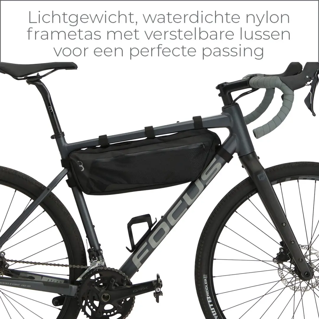 BBB Cycling MiddleMate Bikepacking Fietstas 5.6L - Zwart