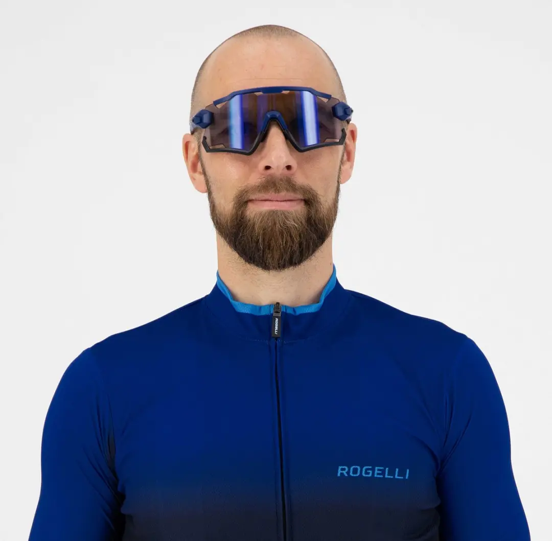 Rogelli Switch Dames & Heren Fietsbril - Zwart/Blauw