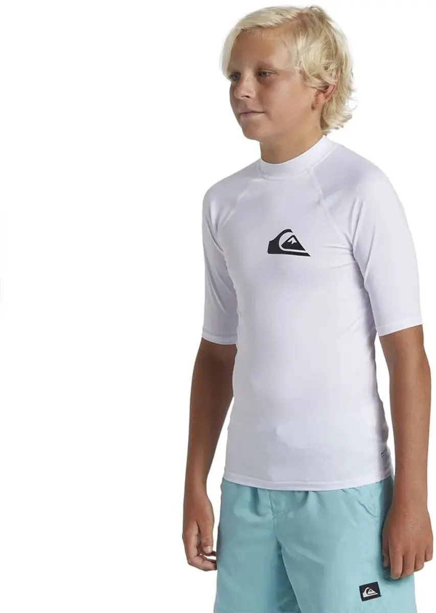 Quiksilver Everyday Upf 50 Rashguard - Wit - Maat 176