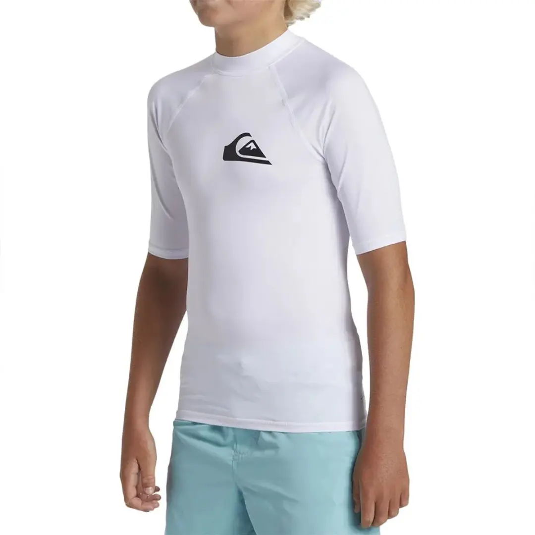 Quiksilver Everyday Upf 50 Rashguard - Wit - Maat 176