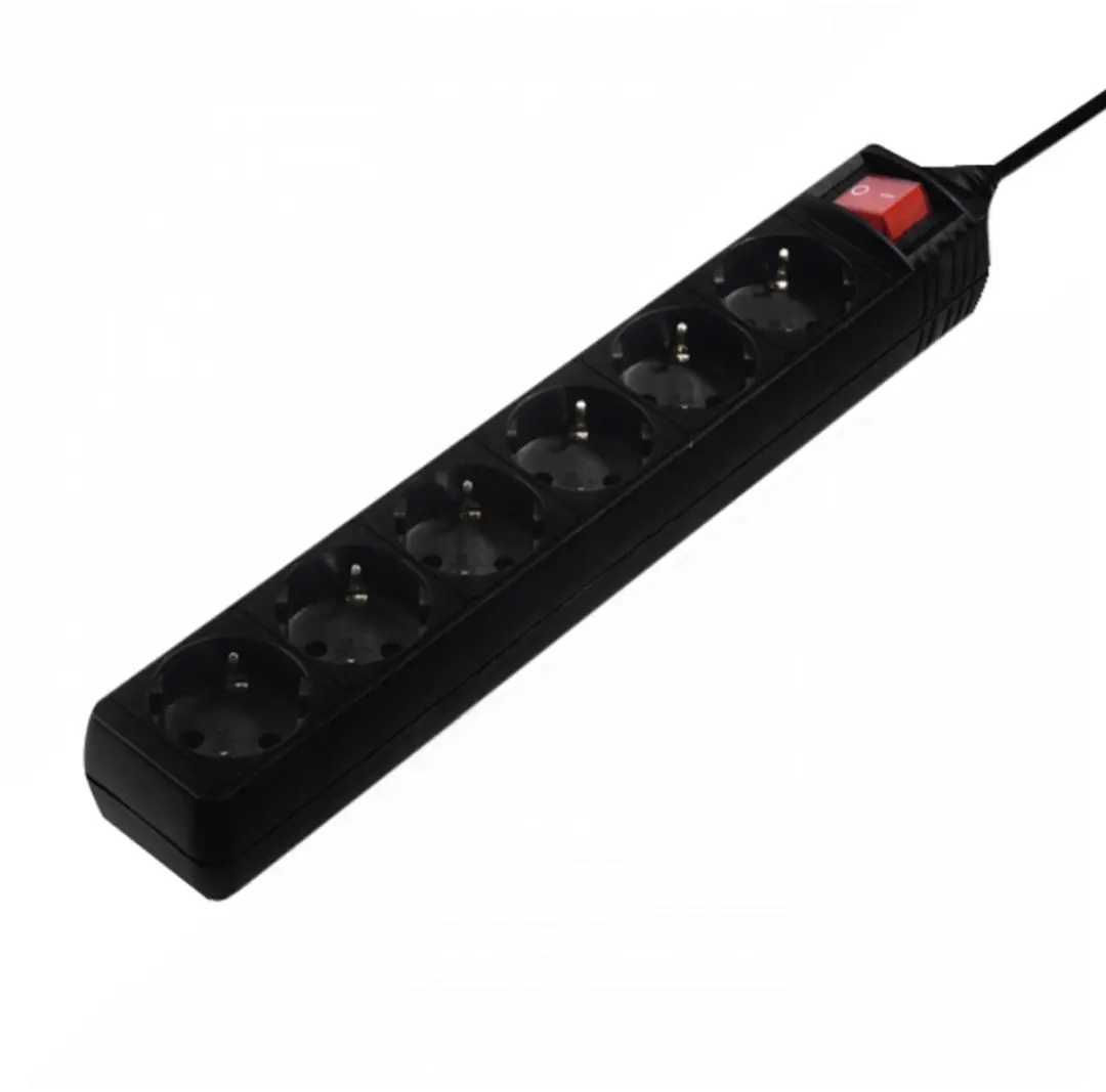 Hama Stekkerdoos 6-voudig 1,4m - Zwart