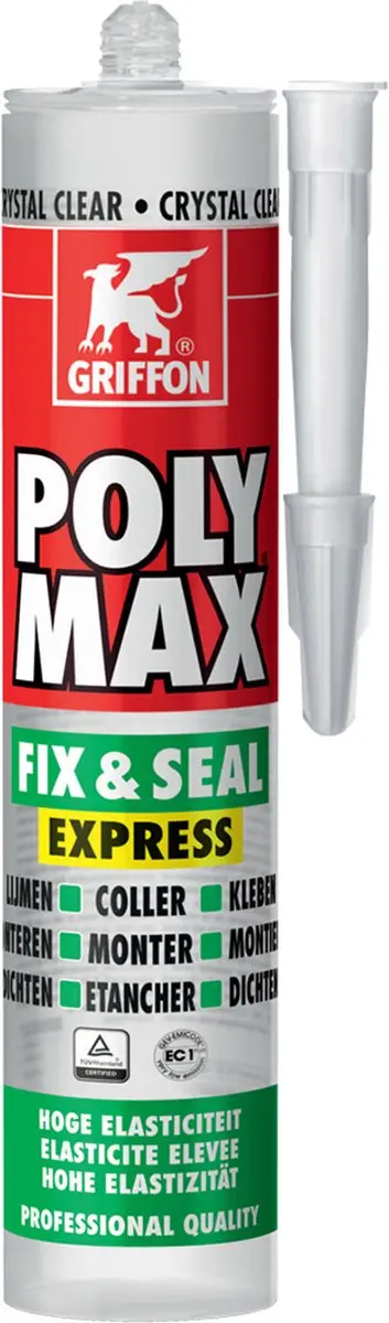 Griffon 6150452 Poly Max Fix & Seal Express Montagelijm-/afdichtingskit