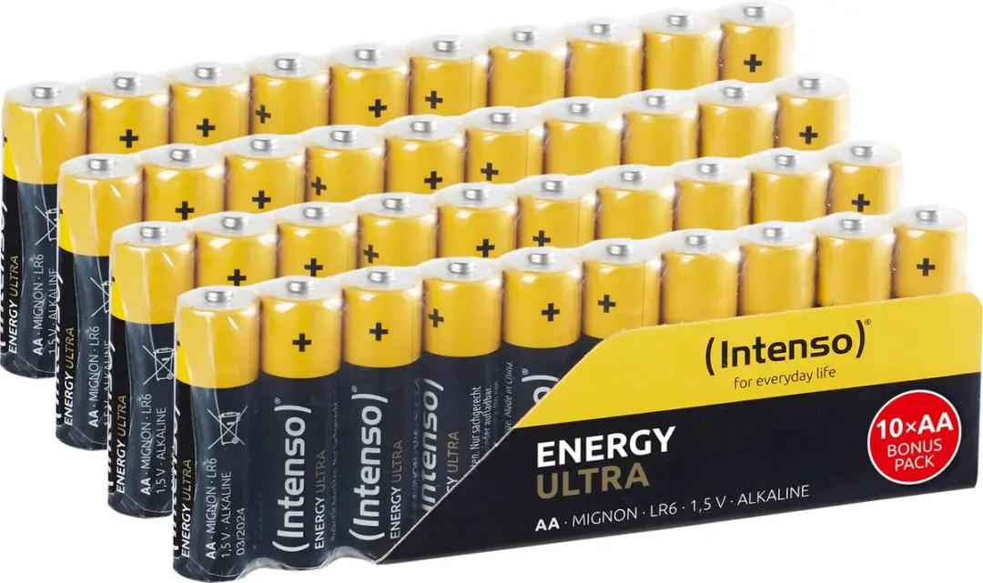 Intenso Energy Ultra AA Batterijen - 40 Stuks