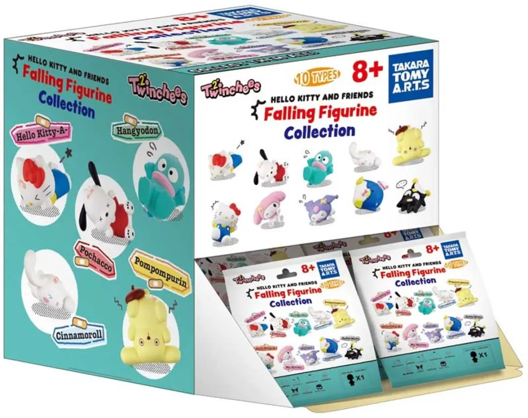 Hello Kitty Sanrio Twinchees Mini Figures - 24 Stuks (5cm) - Meerkleurig