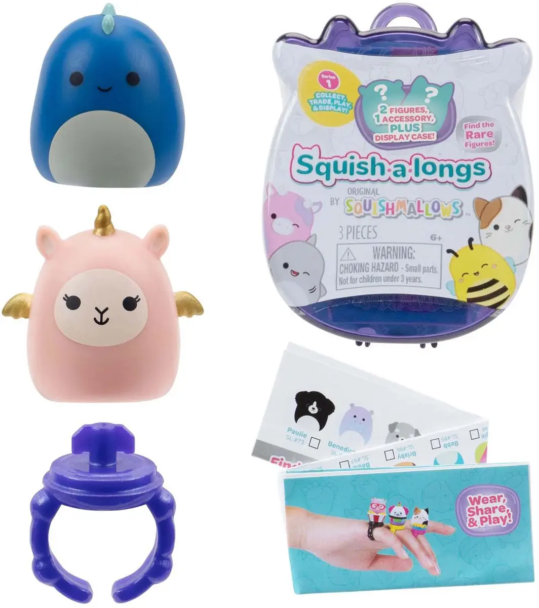 Squishmallows Squishalongs Blind Bag - 1 Stuk - Multicolor