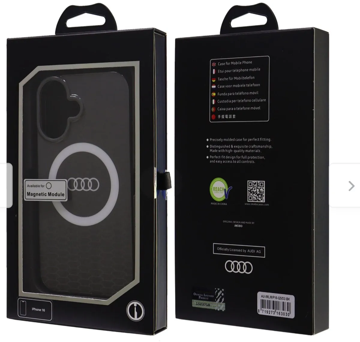 Audi Backcover iPhone 16 Q5 Magsafe - Grijs