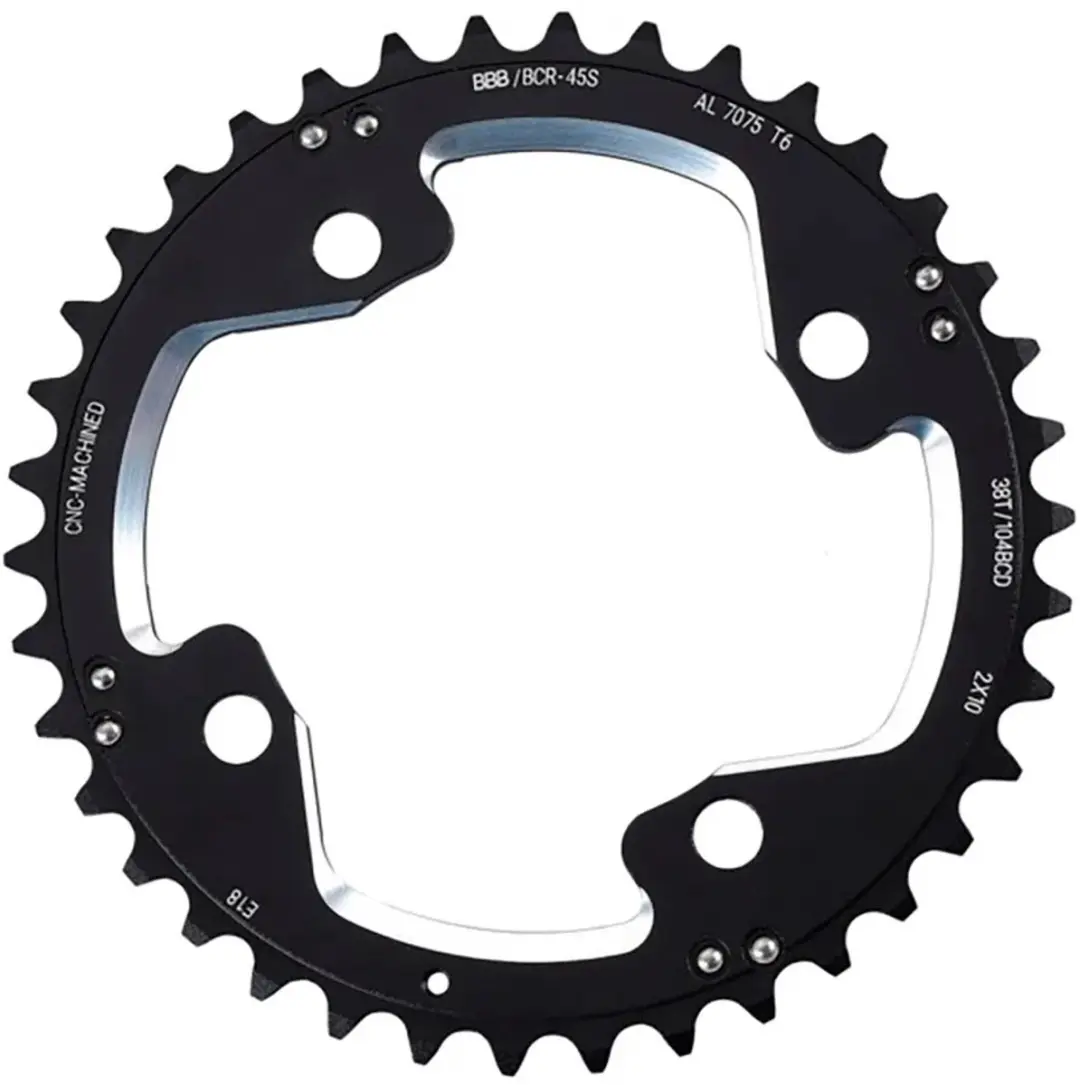 Bbb Mtbgear Shimano Xt Bcr-45s Bcd 104 Kettingblad Zilver 38t
