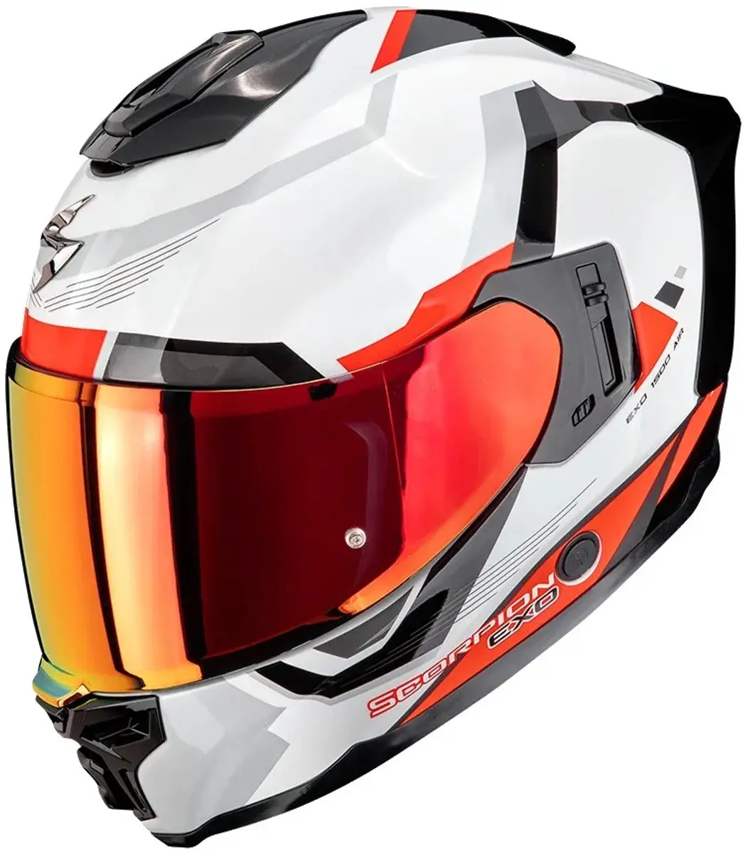 Scorpion Exo-1500 Air Arena Integraalhelm M - Wit/Zwart/Rood - afbeelding 2 van 2
