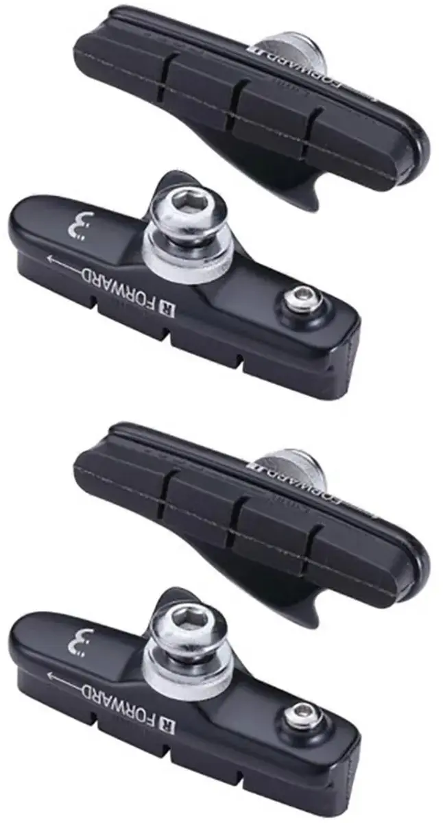 BBB Cycling Remblokken RoadStop BBS-02 - 4 Stuks - Zwart
